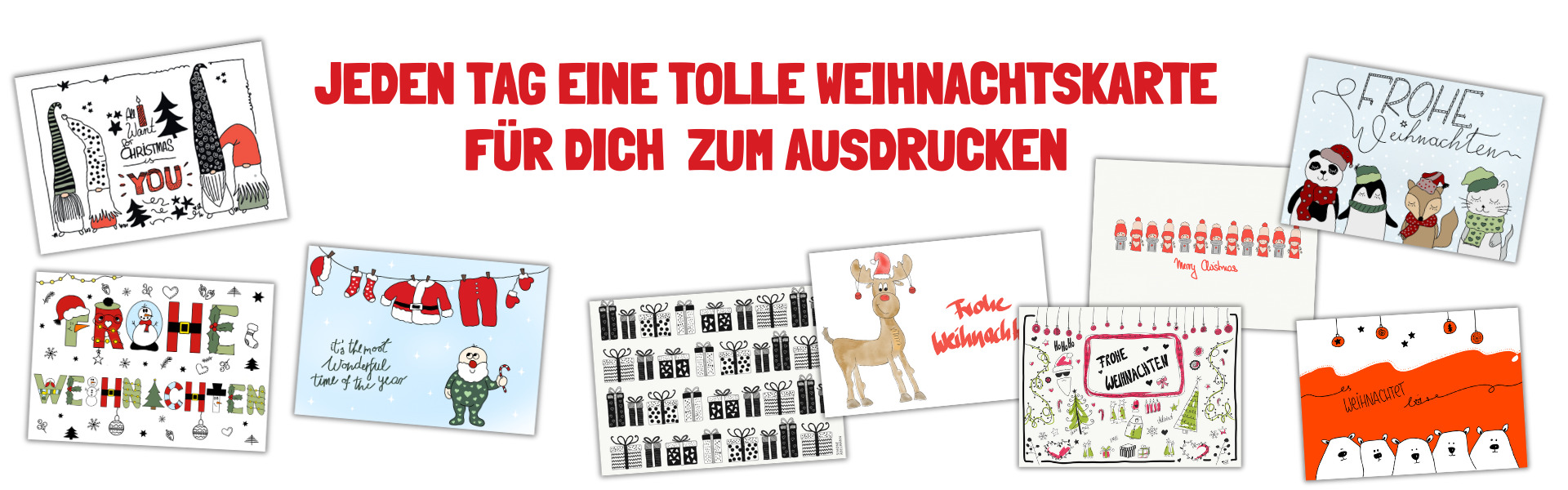 Banner für Adventskalender Website