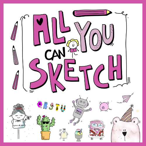 Bilder Logo Kursseite Website all you can sketch