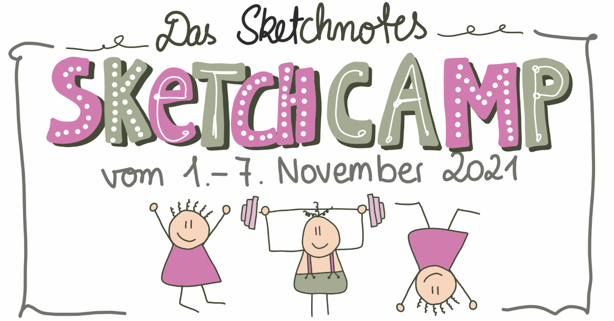 Das Sketchnotes Sketchcamp vom 1. - 7. November 2021 Das Sketchnotes Sketchcamp vom 1. - 7. November 2021