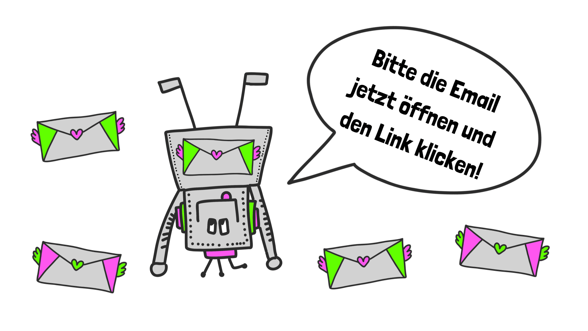 Roboter Email öffnen 1. Optin abgeschickt