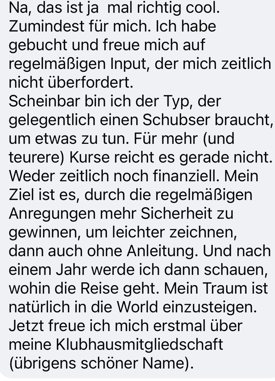 Feedback klubhaus