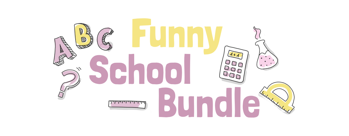 Funny School Bundle Logo