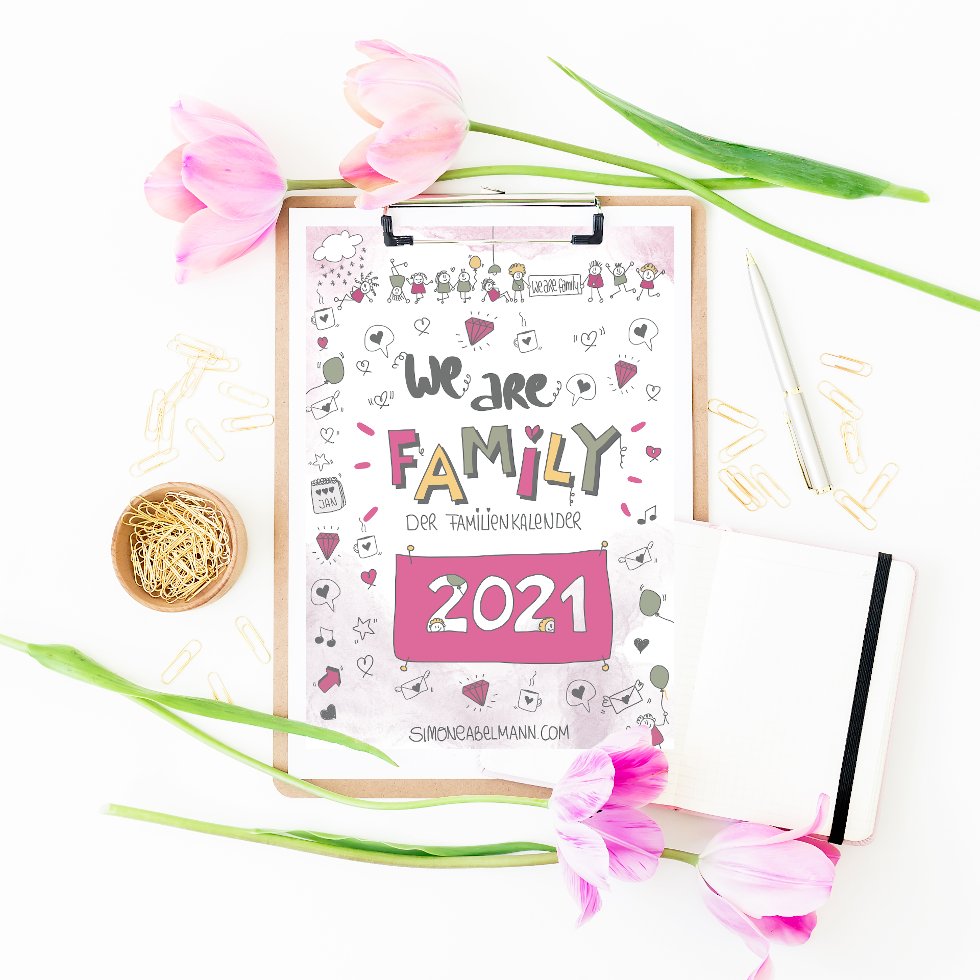 We Are Family - Familienkalender 2021 We Are Family - Familienkalender 2021