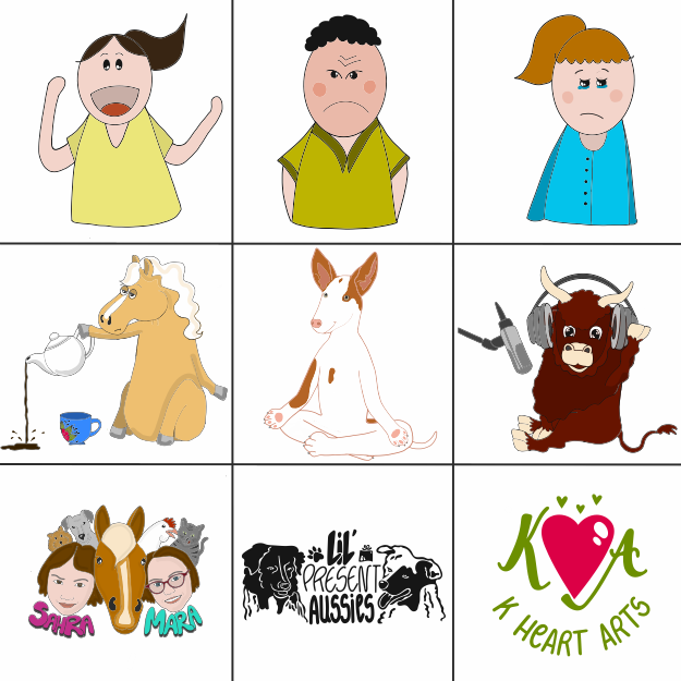 Kerstin Hillar - K Heart Arts - Figuren Sketchnote Kerstin Hillar - K Heart Arts - Figuren Sketchnote