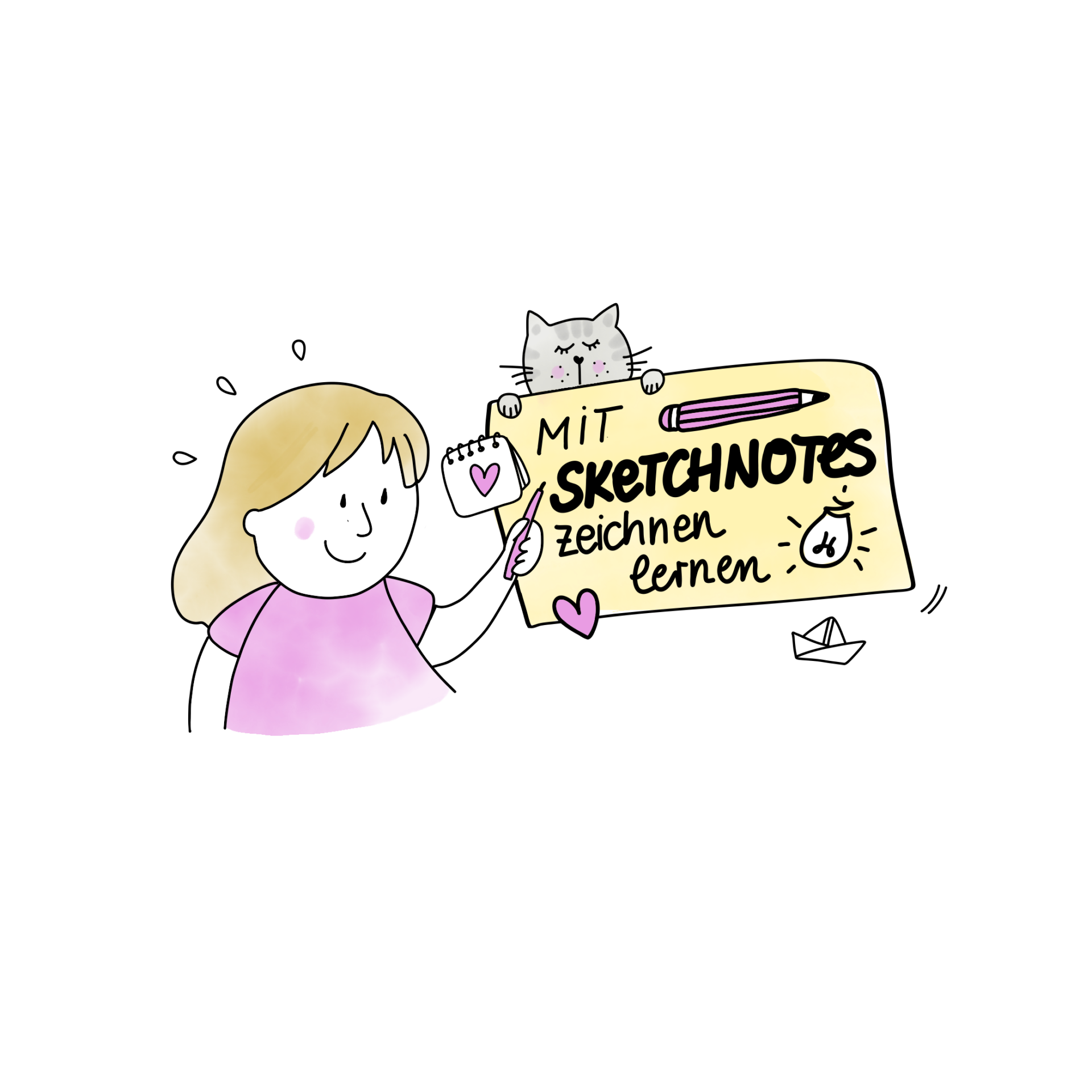 Mit Sketchnotes zeichnen lernen - Webinar Mit Sketchnotes zeichnen lernen - Webinar Simone Abelmann - Sketchnotes Basics