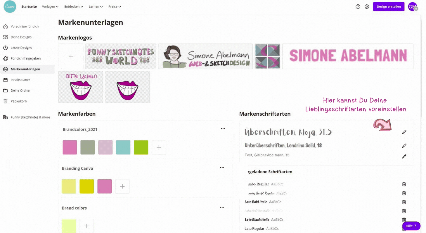 Schriftgroesse