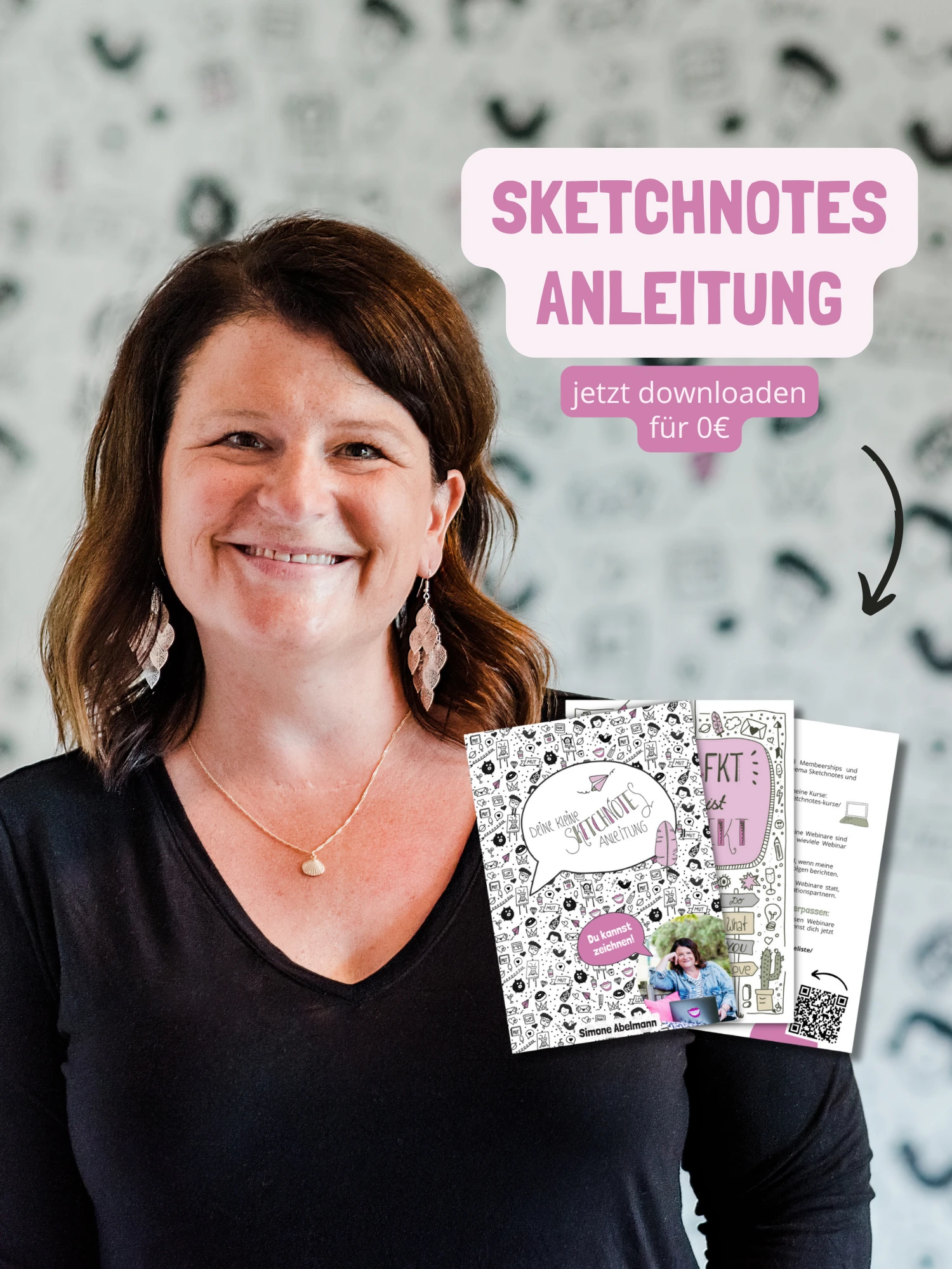 Sketchnotes Anleitung hochkant Webseite