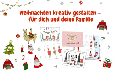 Einfache Zeichnungen und kreative Inspiration für Weihnachten