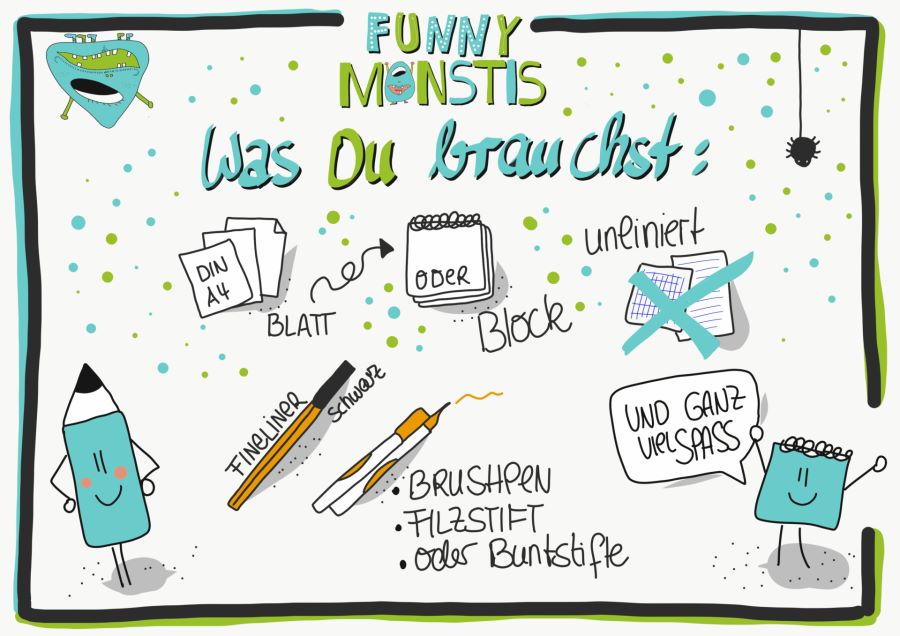 Funny Mounstis - Was du brauchst