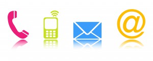 Four Colorful Contacting Symbols